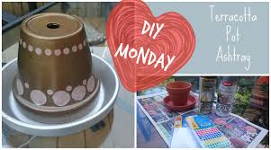 Having a gathering of people and some are smokers? Diy Monday Terracotta Pot Ashtray The Creative Fox Den