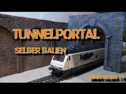 Vorbilder für stützmauer und tunnelportale? Tunnelportal Aus Trittschalldammung H0 1 87 Modelleisenbahn Youtube