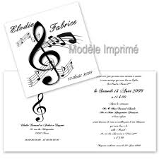 Faire part de mariage à personnaliser avec photos/textes. Faire Part Theme Notes De Musique Sur Madecodefete Com