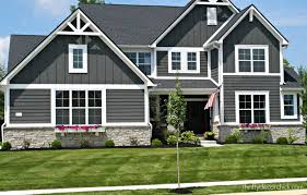 The Exterior Of Our Modern Craftsman Home Home Styles Exterior Craftsman Home Exterior Craftsman Exterior