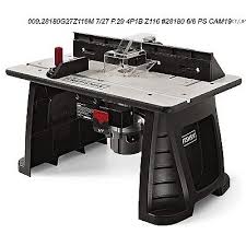Craftsman 28180 9 5 Amp 1 3 4 Hp Corded Fixed Base Combo Router Table 28180 At Craftsman Com Router Table Tools Craftsman