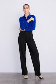 Image 1 Of Shirt With Pockets From Zara Shirts Zara Fashion