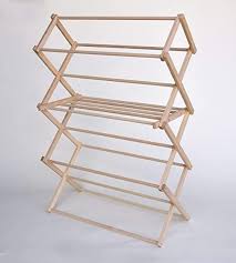 4.3 out of 5 stars. Benson Wood Products Extra Large Wooden Clothes Drying Rack Folding Heavy Duty Free Standin Wooden Clothes Drying Rack Wooden Clothes Rack Wooden Drying Rack