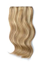 You may get upto 50% discount on each online purchase of hair extensions at hairextensionsale. Double Wefted Full Head Remy Clip In Human Hair Extensions Lightest Brown Bleach Blonde Mix 18 613 Cliphair Uk