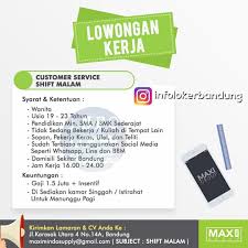 Jobs.id bekerja sama dengan kementerian ketenagakerjaan republik indonesia dalam menyediakan lowongan pekerjaan bagi masyarakat. Lowongan Kerja Customer Service Bandung