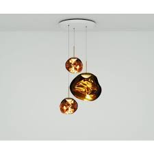 Or you're an artist or jewelry designer who wants to create a new design by melting gold. Tom Dixon Official Rundes Trio Pendelleuchtensystem Melt Gold Led