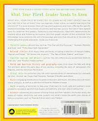 These skills can keep an entering first grader on track. What Your First Grader Needs To Know Revised And Updated Fundamentals Of A Good First Grade Education The Core Knowledge Series Hirsch Jr E D 9780553392388 Amazon Com Books