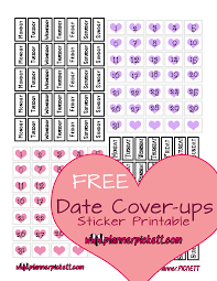 Free Date Cover Printable Planner Stickers Happy Planner Printable Stickers Planner Stickers Happy Planner Printables