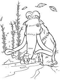 Ice Age Manny Coloring Pages Coloring Pages Ice Age Coloring For Kids