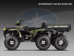 Polaris Sportsman Big Boss 6x6 800 - 2009 2010 Vehicles Atv Quads Armored Fighting Vehicle