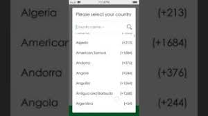 All Country Mobile Code Youtube Country names and code elements.