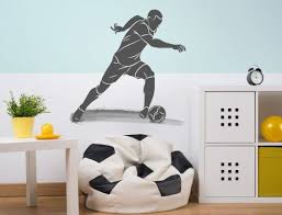 Jugendzimmer Wandtattoo Fussball Sturmer Fur Teenager Jungen Kindergarten Wandtattoos Jugendzimmer Fussball Kinderzimmer