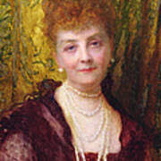 Melanie de Bussiere Painting by Antoine Auguste Ernest Herbert