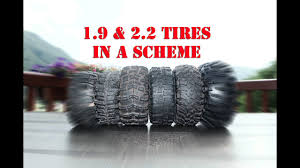 1 9 And 2 2 Rc Crawl Trail Tires In A Scheme Chart