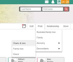 Download Print And Share Your Geneanet Family Tree As A