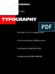Hier findest du nützliche tipps und. Tschichold Jan The New Typography Eng Typography Design