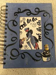 Sally Dailey French Ooh-la-la Spiral Notebook Journal Diary New 95 Pages
