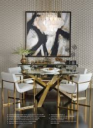 Add The Mid Century Decor Touch To Your Dining Room Project Www Delightfull Eu Visit Us For More Inspirat Gold Dining Room Dining Room Small Luxury Dining