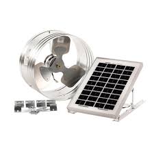 4.6 out of 5 stars whether you're sitting beneath an awning or gazebo roof, chilling in the shade, or stuck in the sunshine, the goodsoz 10w solar fan is a great option for your outdoor hangouts. Master Flow 500 Cfm Silver Solar Powered Gable Mount Solar Attic Fan Pgsolar The Home Depot