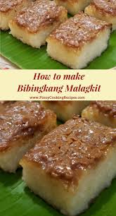 Bibingkang Malagkit Bibingka Recipe Filipino Food Dessert Rice Cake Recipes