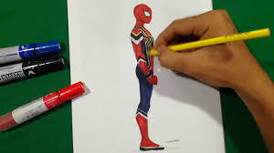 Spiderman color pages coloring page printable coloring pages. Spiderman Homecoming Infinity War Alone Coloring Pages Sailany Coloring Kids Youtube