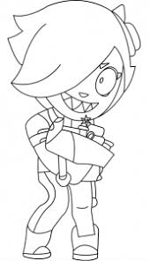Dibujos De Brawl Stars Para Colorear Colette