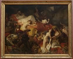La Mort De Sardanapale Musee Du Louvre Paris