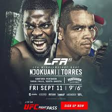 Live Combat Sport Schedule: 9/8