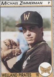 1990 Pucko Welland Pirates Michael Zimmerman Welland Pirates #31