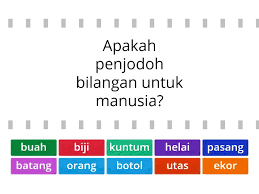 Jika jawapan kamu salah, kumpulan lain boleh memberikan jawapan (1 markah). Penjodoh Bilangan Cari Padanan