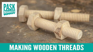 Making Wooden Threads Homemade Tap And Screw Box Wood Turning Wood Carving Tools Woodworking Joints