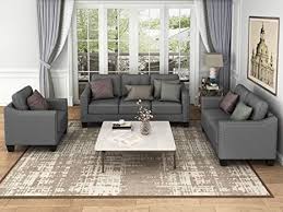 Get 10% off your first online order using code first10. 3 Piece Sectional Sofa Set With Loveseat 3 Seater Couch And Single Armchair For Living Room Modern F Living Room Sofa Set Furniture Sofa Set Living Room Sofa