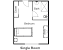 Single Bedroom Single Room Plan