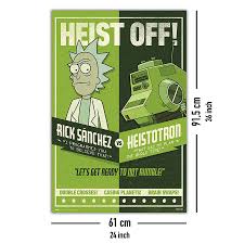 That season then began airing in november, and we expect that those last five episodes will start to drop sometime in the vicinity of. Rick And Morty Poster Season 4 Heist Off Poster Grossformat Jetzt Im Shop Bestellen Close Up Gmbh