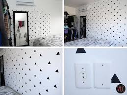 Nosso Quarto Diy Parede De Triangulos Ideias De Decoracao De Parede Decoracao De Quarto Tumblr Ideias De Decoracao