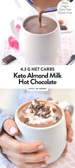 Keto Hot Chocolate With 4 Ingredients Recipe Low Carb Drinks Low Carb Low Sugar Keto Dessert