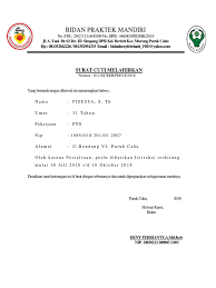 Format contoh surat balasan cuti melahirkan terbaru 2019. Surat Cuti Melahirkan