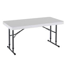 Lifetime Commercial Grade Adjustable Folding Table 4 White Granite Sam S Club 59 98 Adjustable H Folding Table Cheap Furniture Online Lifetime Tables