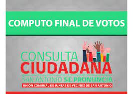 0:00 inicio de transmisión05:39 comienza la. Resultados Votacion Consulta Ciudadana 2019 I Municipalidad De San Antonio