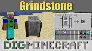 To use a minecraft grindstone, you'll need to combine two items of the same type, forging a new item with the combined. Grindstone In Minecraft Youtube