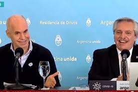 Jefe de gobierno y presidente del pro en la ciudad. Coronavirus En La Argentina El Chiste De Horacio Rodriguez Larreta Que Hizo Reir A Alberto Fernandez La Nacion