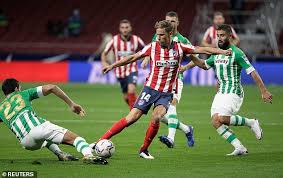 ✓ offizielle tickets und reisepakete. Atletico Madrid 2 0 Real Betis Diego Simeone S Side Go Third After Marcos Llorente Winner