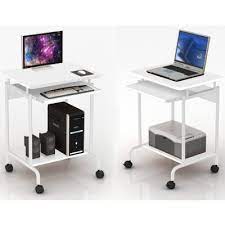 Plus, you can fit a lot of accessories and other computer equipment on them. Computer Desk Compact White Computer Desks Office Furniture Office