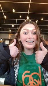 Thank you Nicole from Natalie Sika and family for running in the St .  Paddy's day race today for our team￼ and to Deb and MyTeam Triumph for  sponsoring such a great