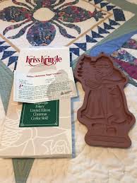 Today, he is thought of mainly as the jolly Vintage Longaberger Pottery 1991 Kris Kringle Cookie Mold Etsy