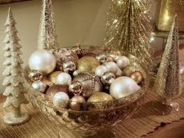 Christmas Ornaments In A Bowl Foyer Christmas Ornaments In A Bowl Christmas Ornaments In A Bowl Idea Christmas Foyer Metallic Christmas Christmas Foyer Decor