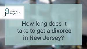 In new jersey, the courts have mandated that no divorce should take longer than 12 months from the date the complaint for divorce is first filed at the clerk's office. How Long Does A Morris County Divorce Take From Beginning To End