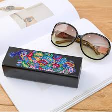Store and display your sunglasses in this neat wall organizer that takes up no tabletop space!it's super easy to make and pretty to look at too! Diy Glasses Case With Diamond Painting Alloyseed Leather Eye Glasses Storage Box Sunglasses Organizer Hard Shell Eyeglasses Glasses Case Mosaic Making Art Craft For Men Women Kids Glasses Case Amazon Ae Arts