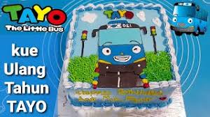 Kue tayo adalah cake kali ini dengan ukuran 22cm. Tayo Cara Mendekor Kue Ulang Tahun Tema Tayo Untuk Anak Laki Laki Youtube