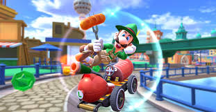 It will still show mario on the loading screen like usual, but after the timer counts down you should see luigi spawn in and you can now play as mario's twin brother. Mario Kart Tour Adds Lederhosen Luigi Riding A Hot Dog Polygon